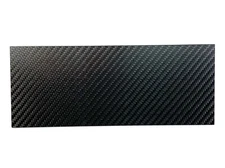 Matte Black Real Carbon Fiber Twill Sheet Panel Plate Plain 2mm x 200mm x 300mm
