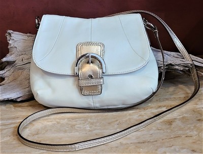 coach cream bag