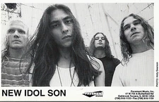 NEW IDOL SONS 5 X 8 OFFICIAL PROMO GLOSS B&W PROMO PICTURE 1995 RARE HTF OOPMINT