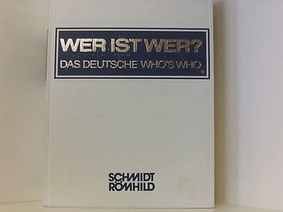 Wer ist wer?, Bundesrepublik Deutschland 2007/2008