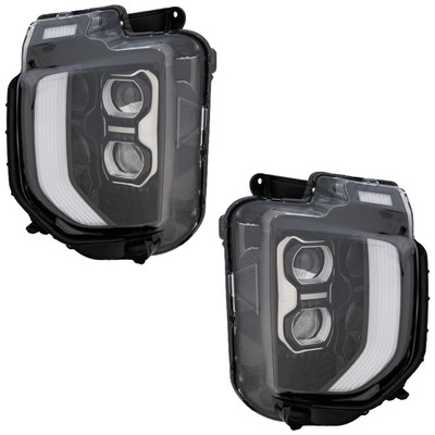 Driver and Passenger LED Headlights For Hyundai Palisade 2020-2022 w/ Bulbs CAPA