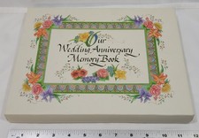 1997 VINTAGE : Our Wedding Anniversary Memory Book With Keepsake Box, New