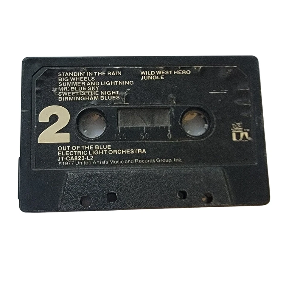Electric Light Orchestra Out of the Blue Black Cassette Tape ONLY no insert Foto 3 de 4