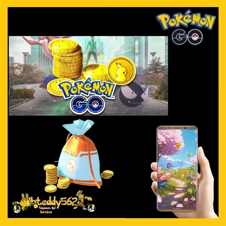 POKEMON GO! POKEMON COINS DISCOUNTED! 100% SAFE - GET COINS DISCOUNTED & FAST!