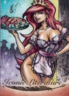 Iconic Literature 2 Little Mer Maid original sketchcard art AP José Carlos Sanch