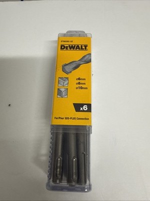 Dewalt DT60302-QZ Hammer drill bit-Set SDS-plus (6 Piece)