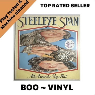 Steeleye Span   All Around My Hat Vinyl LP 1975 Chrysalis CHR 1091  EX / VG+ Con