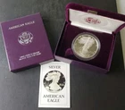 1986 S Proof $1 American Silver Eagle Dollar