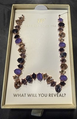 Bomb Party holiday Jewel candy rare unicorn necklace.  Lucky Me Obviously Orchid