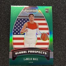 2020-21 Prizm Draft Picks LaMelo Ball Green Global Prospects