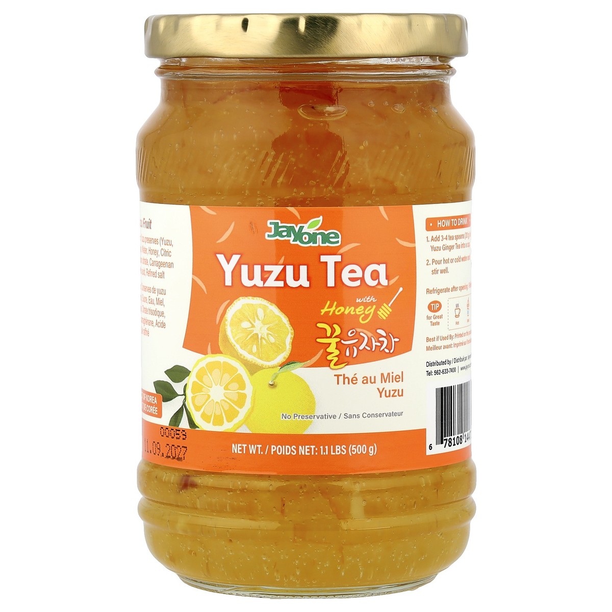 Yuzu Tea with Honey, 1.1 lbs (500 g) | eBay