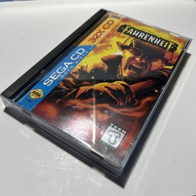 Fahrenheit (Sega 32X, 1995) Complete Free Fast Shipping- Must Read To Believe