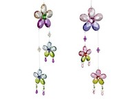 2Er Set Girlande Blumen 28 Cm Fensterdeko HäNger HäNgend