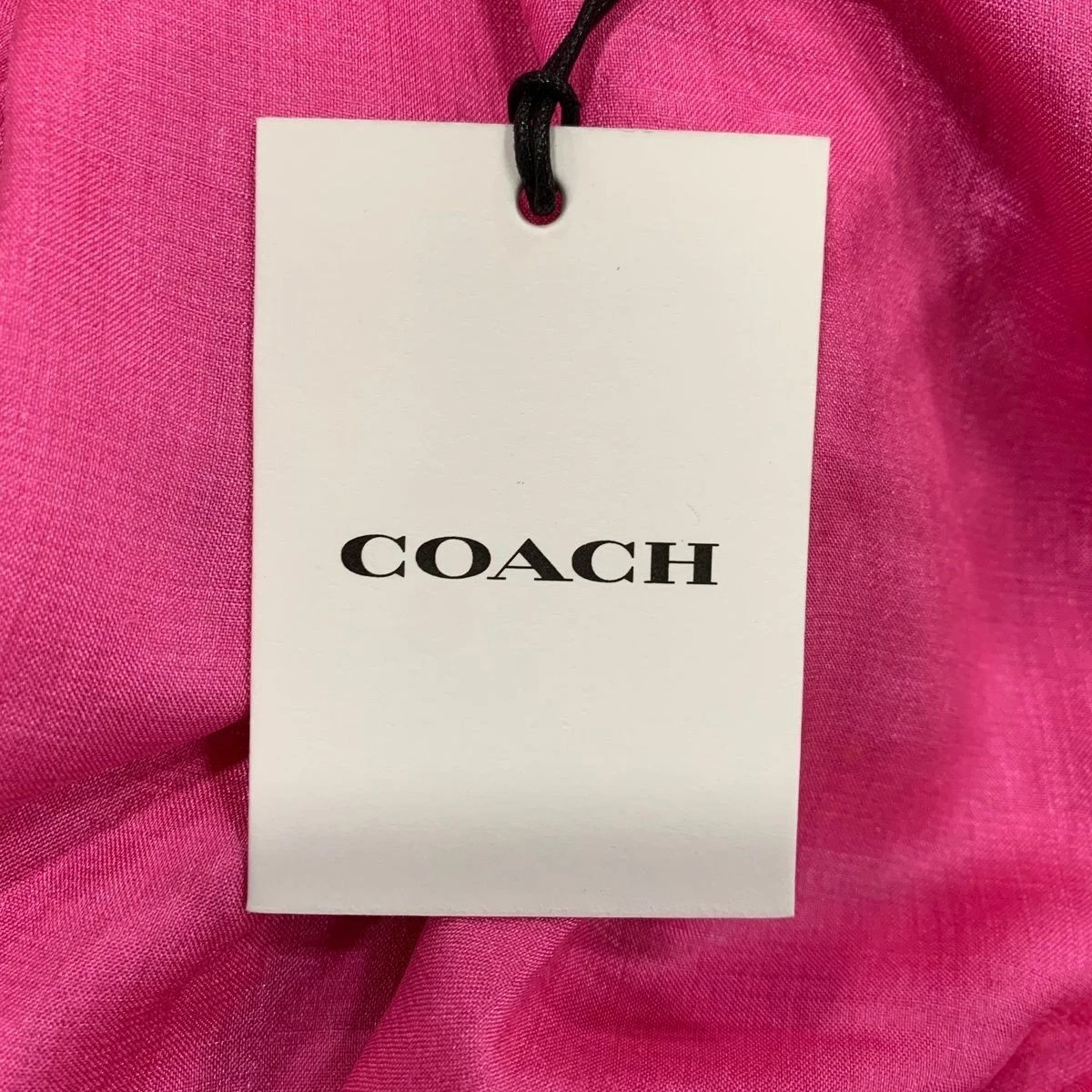 Abito lungo COACH con cravatte donna taglia 4 rosa