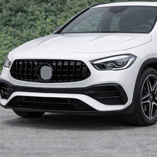 Front GT Panamericana Grille Gloss Black For Mercedes-Benz GLA-Class H247 2020+