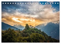 Mystisches Bhutan (Tischkalender 2027 DIN A5 Quer), Calvendo Monatskalender