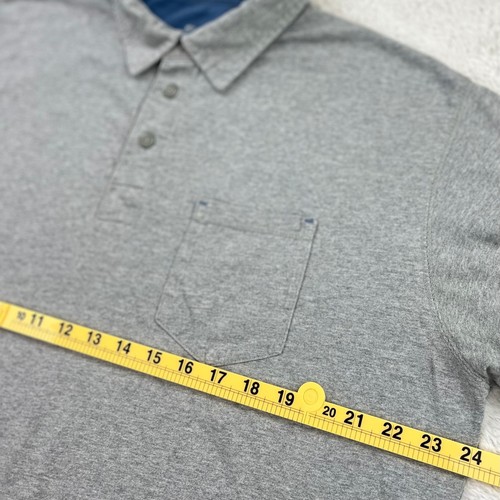 Woolrich Classic Polo Shirt Men's XL Gray Cotton Casual Short Sleeve Pocket - Picture 5 of 7