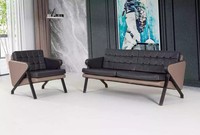 Moderne Sofagarnitur Luxus Zweisitzer Sessel Polster Design ArbeitsmöBel 2+1