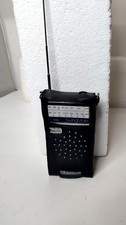 Vtg Emerson Hand Held Radio Swing Mat FM & AM Battery Operated Texted Works Case