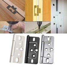 DIY Friendly Iron Hinges for Cupboard Wardrobe Cabinet Louvre Doors 1pc