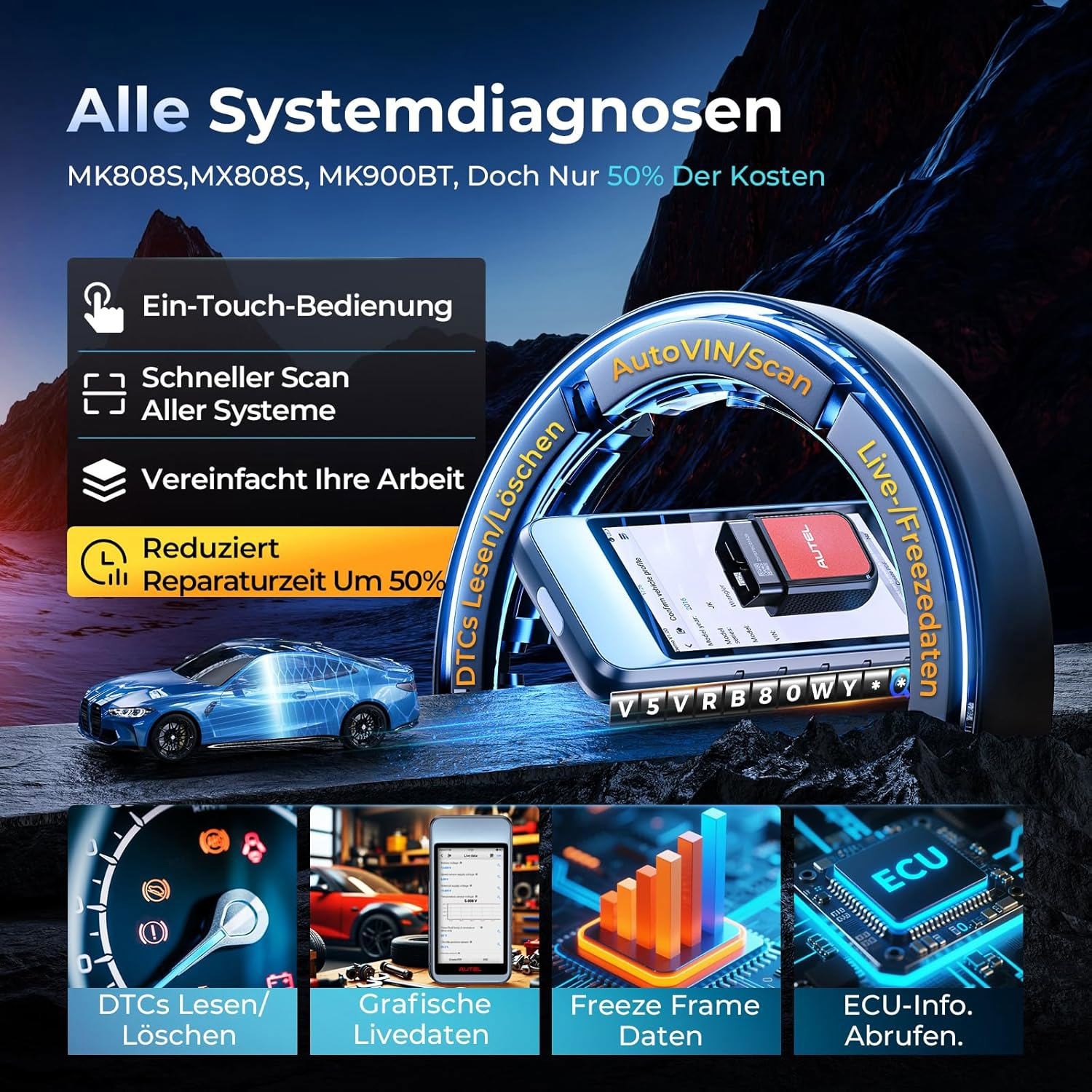 Autel MaxiDIAG MD906Pro OBD2 Diagnostico Usato foto 6