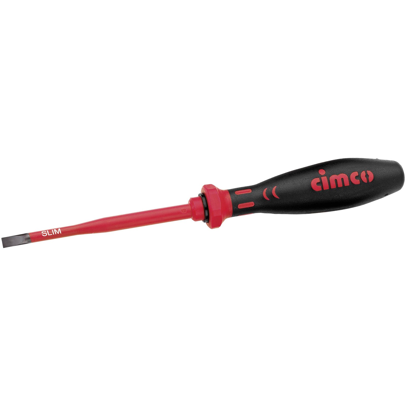 Cimco VDE Slotted Screwdriver 3mm Blade 205mm Insulated
