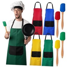 Pieces Magic Christmas Kitchen Gift Set Apron Silicone Spatula Set for 8