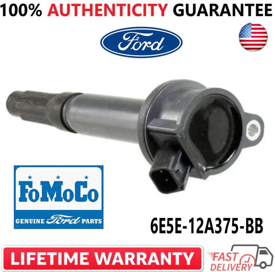 Bobinas de encendido x6 OEM FOMOCO para Ford Mercury Mazda 2006-2012, 6E5E-12A375-BB Foto 3 de 4