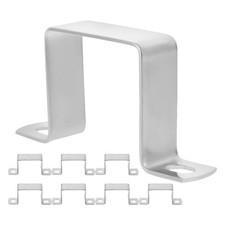 8 Pcs Rohrschelle Edelstahl Rohrschraubzwinge Wandmontagerohrklemme
