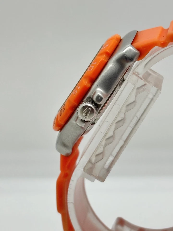 [Casi Como Nuevo] Reloj TAG HEUER Formula 1 373.508 Naranja Fecha Cuarzo Damas JAPÓN Foto 4 de 4