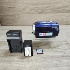 Sony DCR-SR68 Blue Handycam 60x Optical Zoom Digital Camera Camcorder