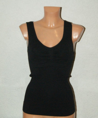 Sanft formendes Miederhemdchen * Top * BH - Hemdchen * Shape - Hemd schwarz M