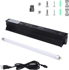 Aiicioo T5 HO UVB Reptile Light Fixture 10.0 8W Light Combo Kit 12 Inch Light Fi
