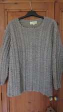 Island Heritage hand knitted , Primitive Shetland  Sheep wool jumper medium vgc