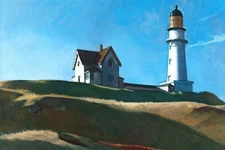 366622 Lighthouse Hill Painting Edward Hopper Art Decor Print Poster