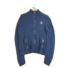 Lauren Ralph Lauren Dames Navy Cardigan Truien Maat 2XL #QWE4070