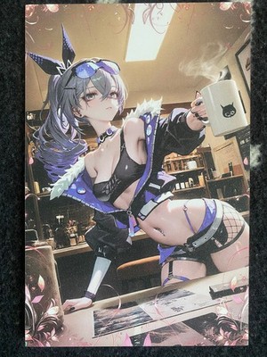 Matchmaker 2 Spicy Waifu A5 Size Card Board Silver Wolf Honkai Star Leather