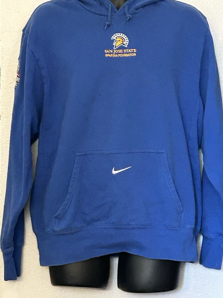 Sudadera con capucha Nike de la Fundación San Jose State Spartans con parche de cuenco militar L leer Foto 2 de 4