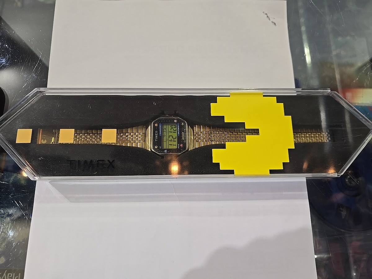 TIMEX x PAC-MAN T80 34mm Stainless Steel Bracelet Watch Gold | eBay
