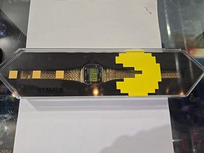 TIMEX x PAC-MAN T80 34mm Stainless Steel Bracelet Watch Gold | eBay
