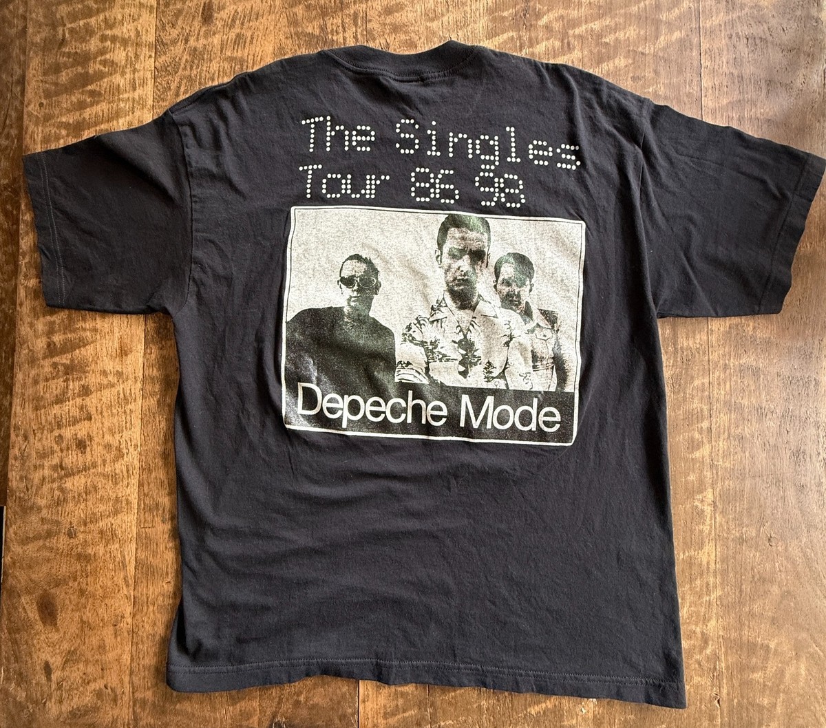 DEPECHE MODE Vintage 1998 Singles 86 - 98 Concert Tour Black T