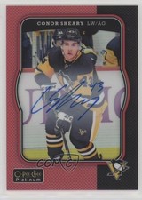 2017-18 O-Pee-Chee Platinum Retro Rainbow Red Auto Conor Sheary #R-49 Auto g1m