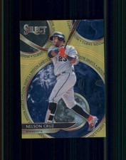 2020 Panini Select #MS-11 Nelson Cruz Moon Shots Gold #/10