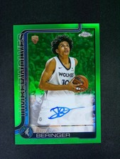 2025-26 Topps Chrome Joan Beringer RC Rookie Autograph Green Refractor 47/99