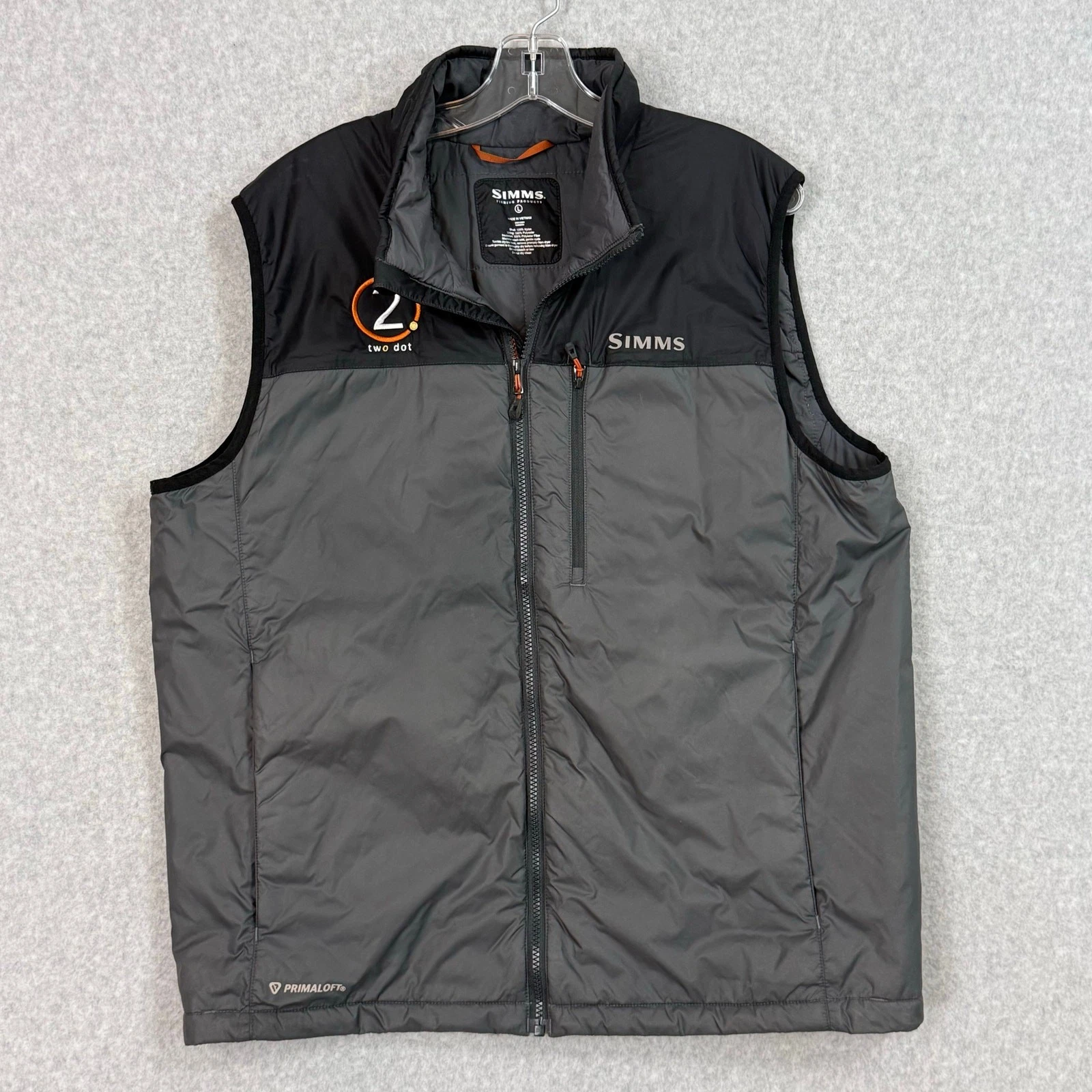 Simms Midstream Insulated Vest Size L Outdoor Sportsman Gorpcore Primaloft