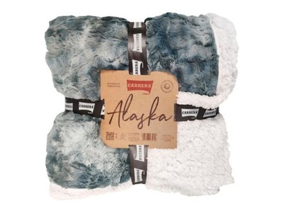 Plaid Nordkap oder Alaska Gr. 130x160 cm superweiche Winter Fleecedecke