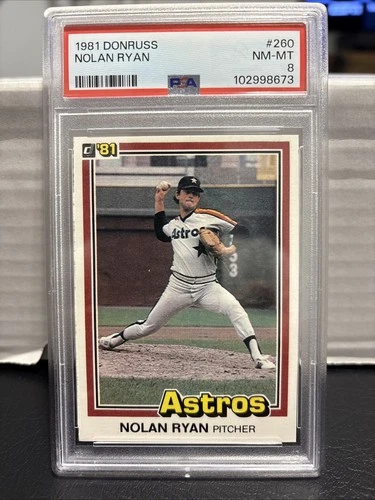 1981 Donruss - PSA8 Nolan Ryan #260