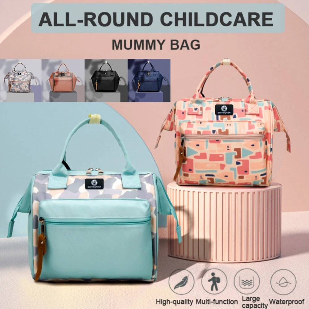 Mummy Bag Diaper Backpack Travel Insulated Pocket Stroller Large Capacity