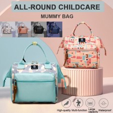 Mummy Bag Diaper Backpack Travel Insulated Pocket Stroller Large Capacity