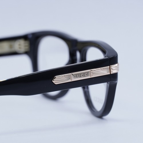 Gafas GUCCI GG1519O 001 negras 51 mm nuevas auténticas - Imagen 5 de 6
